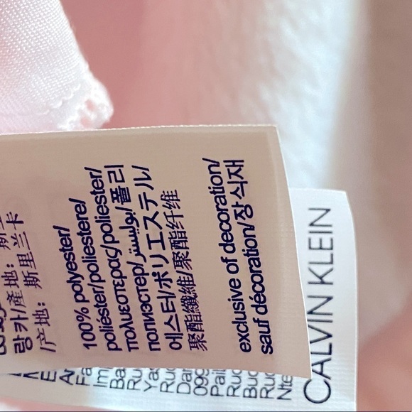 Calvin Klein Women’s Knee High Robe Soft Pink Belted Tie Waist, XS/S NWOT - Picture 7 of 9